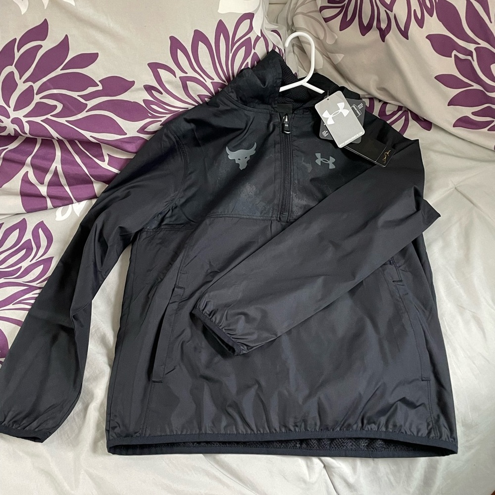 Boys Under Armour 1/4 Zip Coat/Bookbag